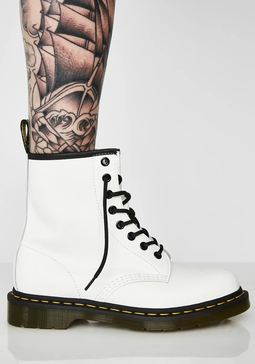 1460 White 8 Eye Boots
