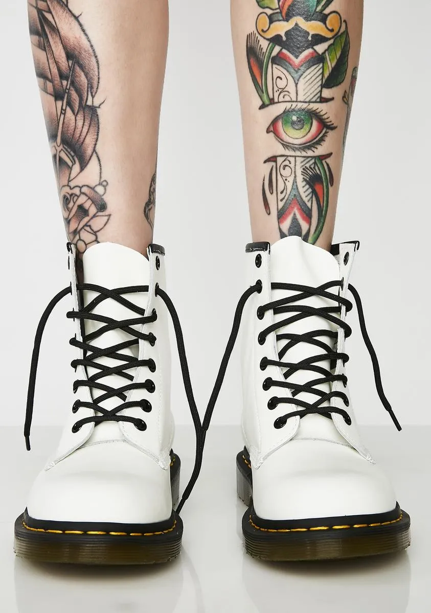 1460 White 8 Eye Boots