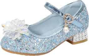 7 Toddler Girl Slippers Toddler Little Kid Girls Dress Pumps Glitter Sequins Toddler Girls Kitty Slippers