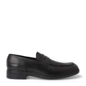 Bally Neffer Men's 6231383 Black Leather Loafers US 12 MSRP $560