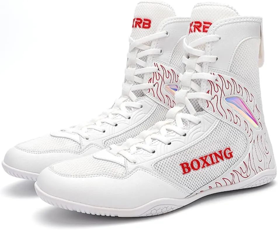 Boxing Shoes for Mens Breathable Fighting Squatting Gym Trainers Casual Lightweight Wrestling Competitions Sneakers