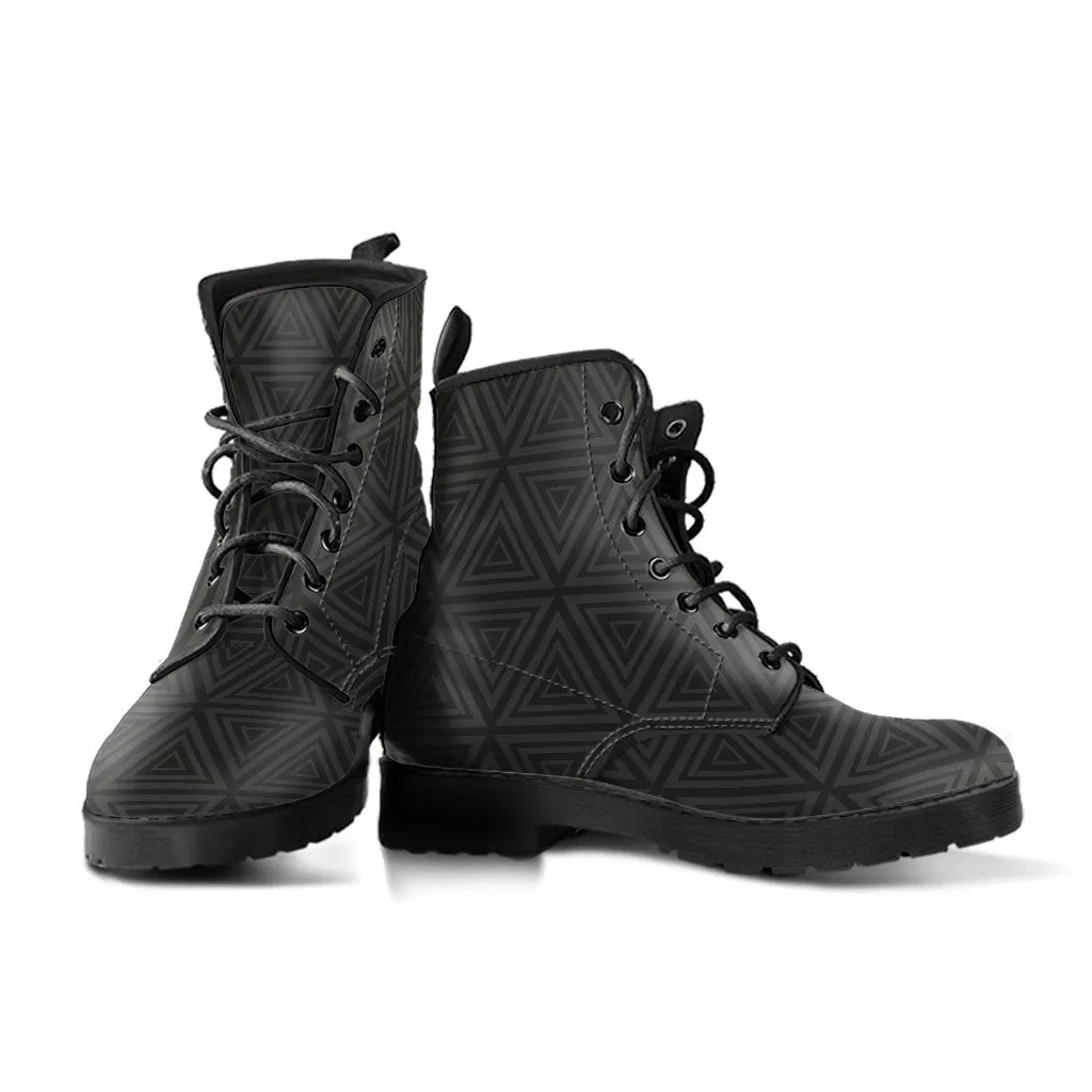 Combat Boots - Classic Pattern #108 | Unisex Boots, Custom Shoes, Hippie Boots, Lace Up Boots, 90s Boots, Women's Boots, Boots Men