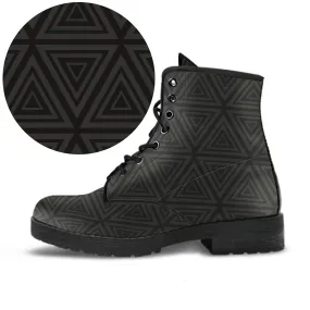 Combat Boots - Classic Pattern #108 | Unisex Boots, Custom Shoes, Hippie Boots, Lace Up Boots, 90s Boots, Women's Boots, Boots Men
