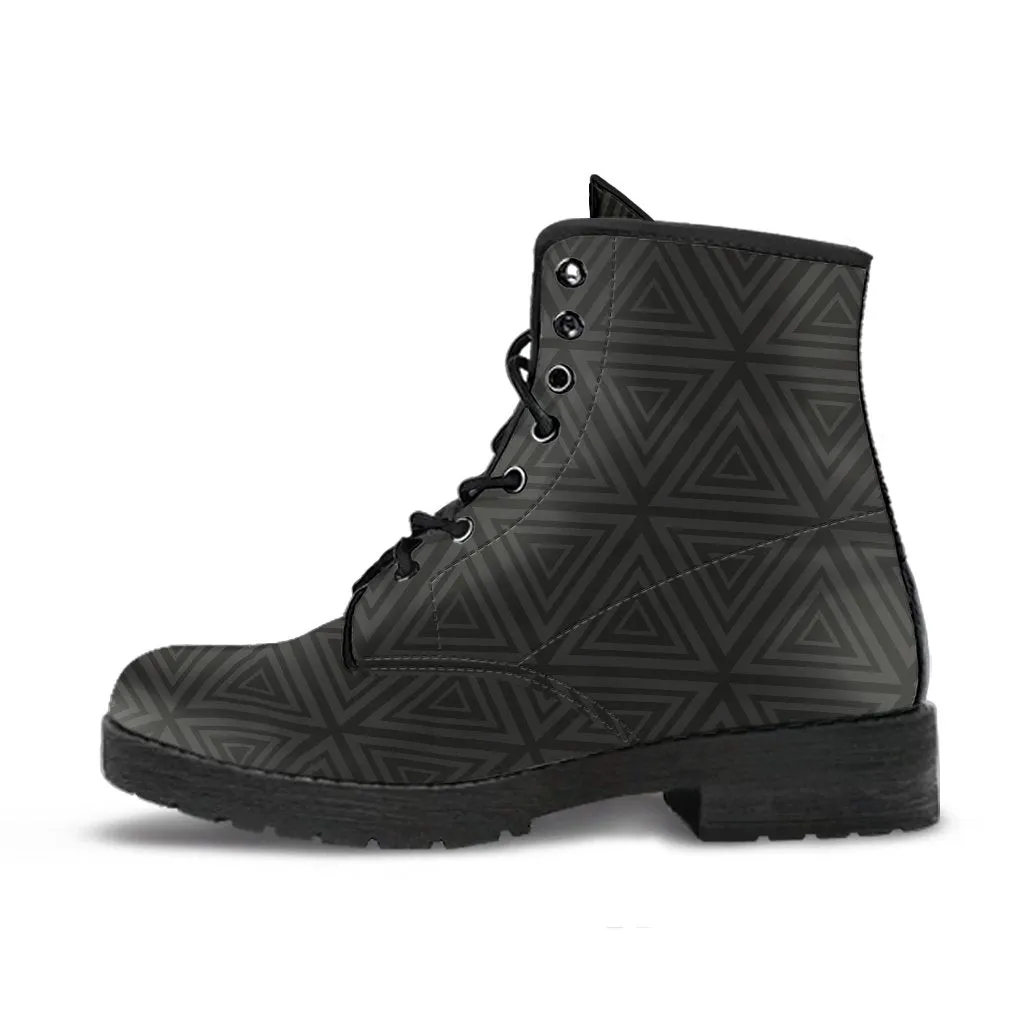 Combat Boots - Classic Pattern #108 | Unisex Boots, Custom Shoes, Hippie Boots, Lace Up Boots, 90s Boots, Women's Boots, Boots Men