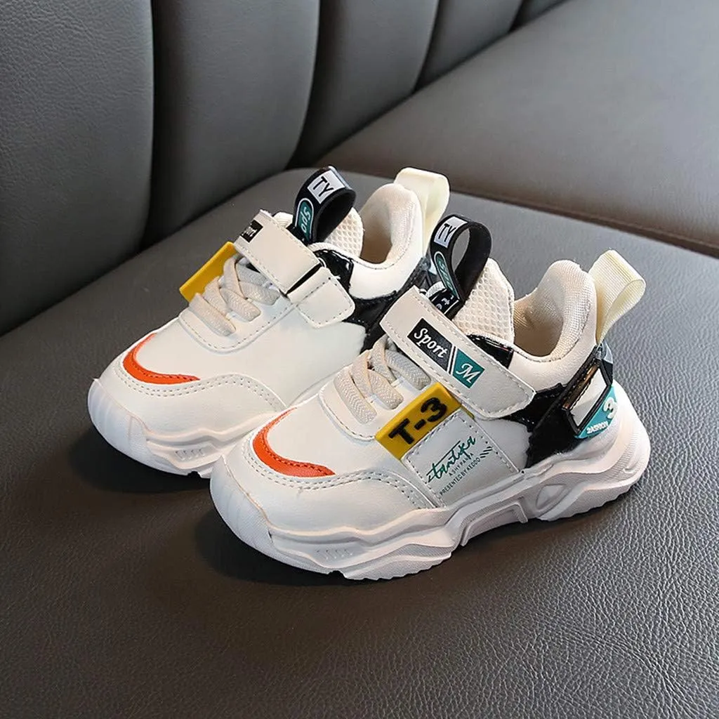 Crib Shoes Size 2 Casual Shoes Neutral Children's Outdoor Lightweight Sports Fashion Shoes Baby Sport Running