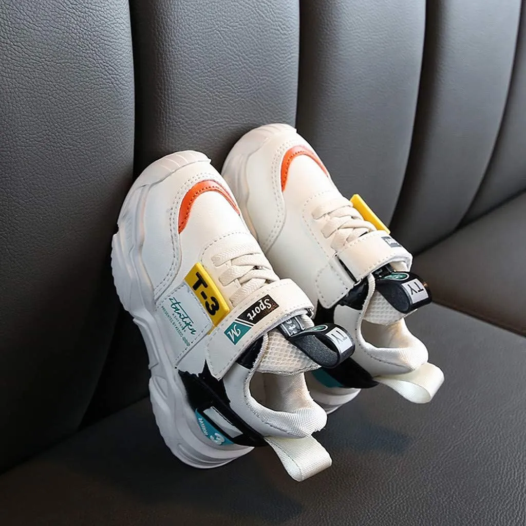 Crib Shoes Size 2 Casual Shoes Neutral Children's Outdoor Lightweight Sports Fashion Shoes Baby Sport Running