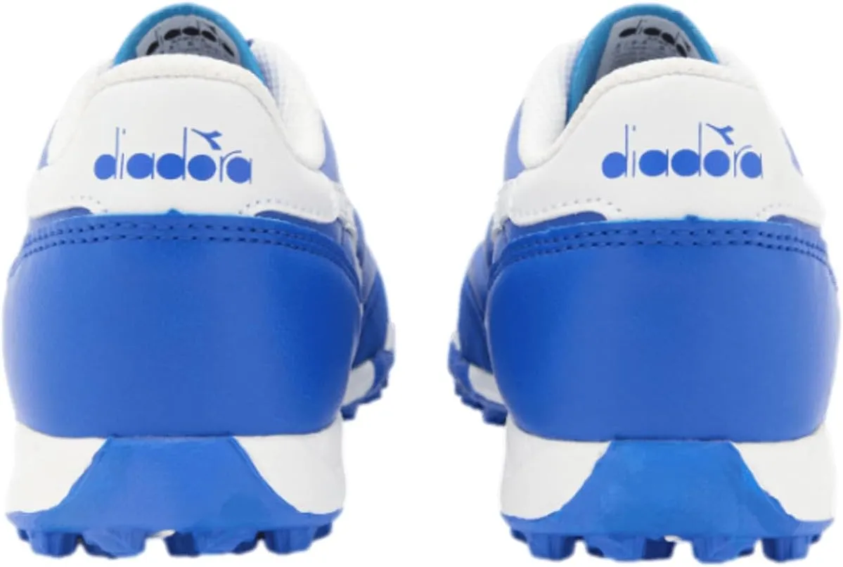 Diadora Calcetto Youth Turf Soccer Shoes - Soft Leather, EVA Midsole, Rubber Outsole, Unisex