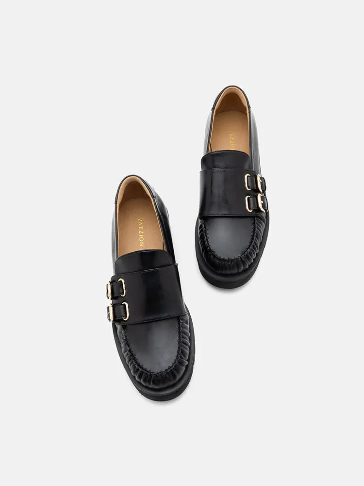 Giada Double Monk Strap Loafers