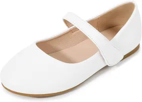 Girls Dress Shoes School Wedding Party Flower Mary Jane Shoes Leather Pu Ballet Flats For Toddler Baby Infant