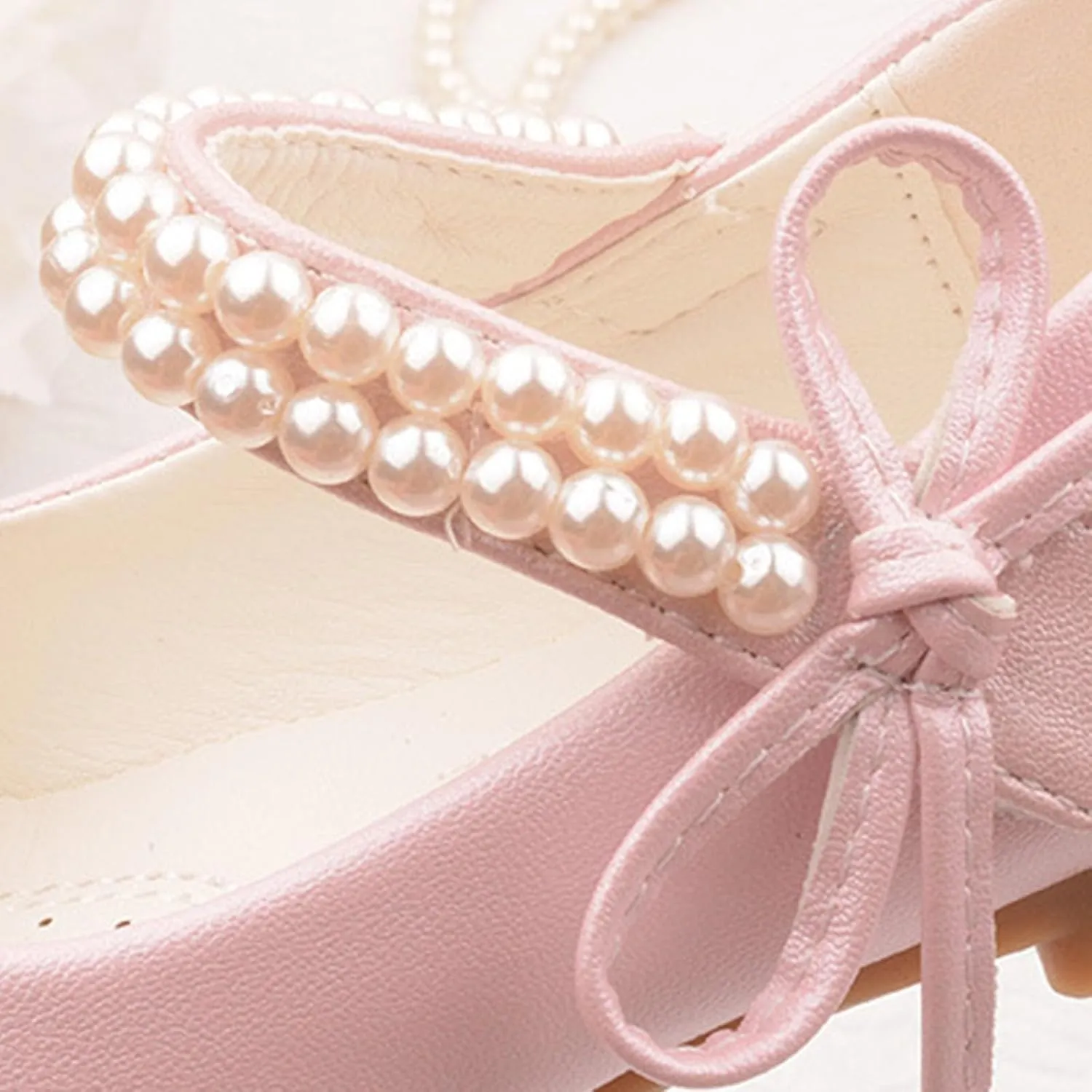 Girls Mary Jane Dress Shoes Ankle Strap Bowknot Shoes Wedding Par𝘁y Prom Dance Flat𝘀 Sandals for Toddler Girl