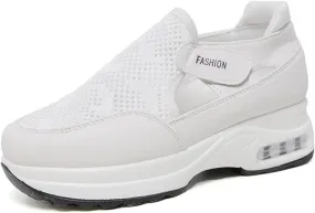Ladmiple Shoes For Women Sneakers Trendy Slip On Comfort Casual Canvas Shoes Dressy Summer Fashion Walking Flats Loafers