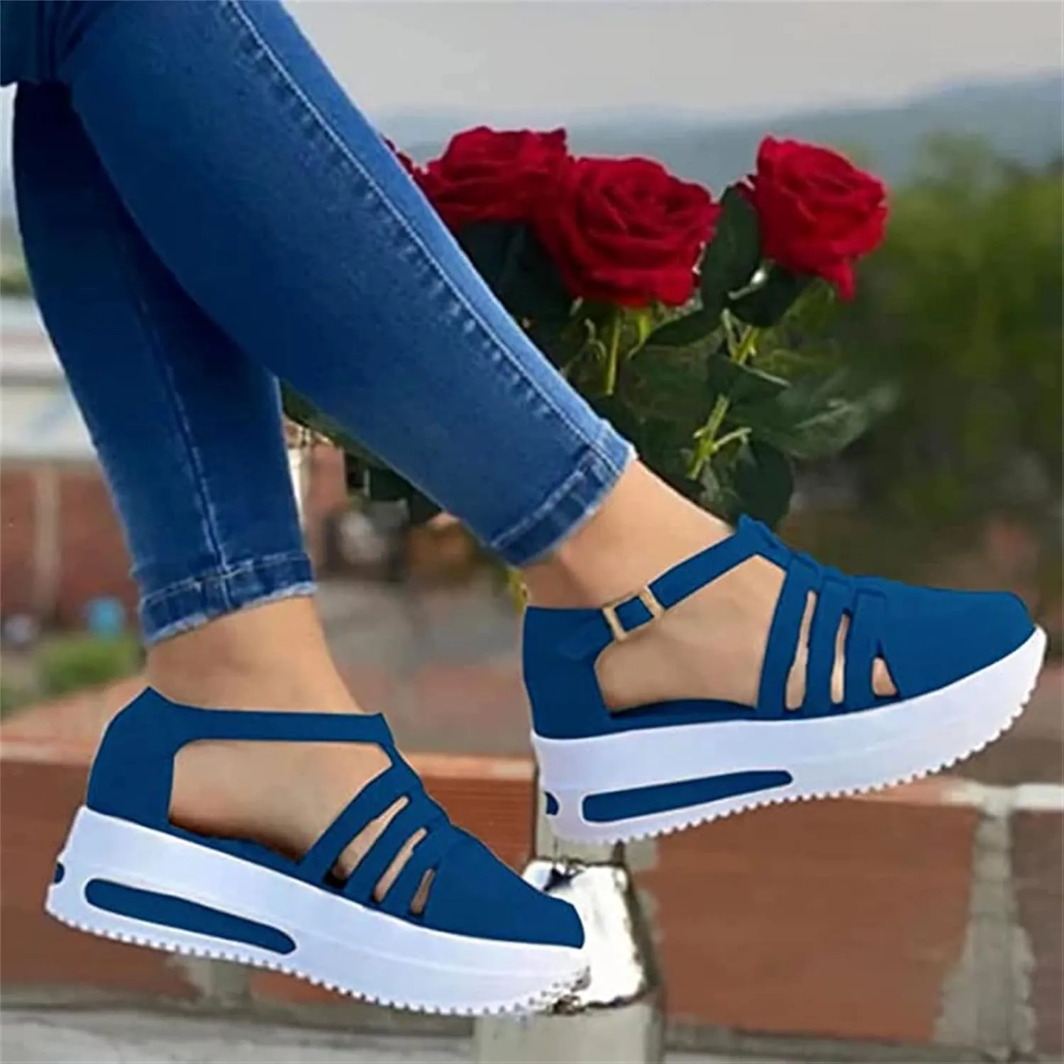 Ladmiple Womens Shoes Dressy Casual Loafers Low Top Slip On Canvas Shoes Fashion Comfortable Non Slip Walking Sneakers