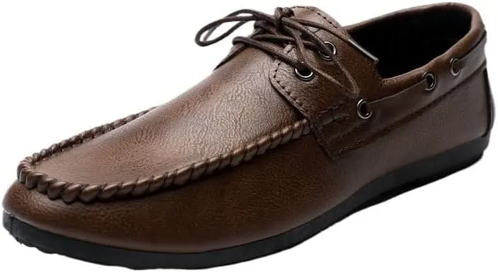 Luxury Men Loafers Genuine Leather Slip On Black Casual Business Dress Shoes Mens Wedding Party Office Fashion Shoes New