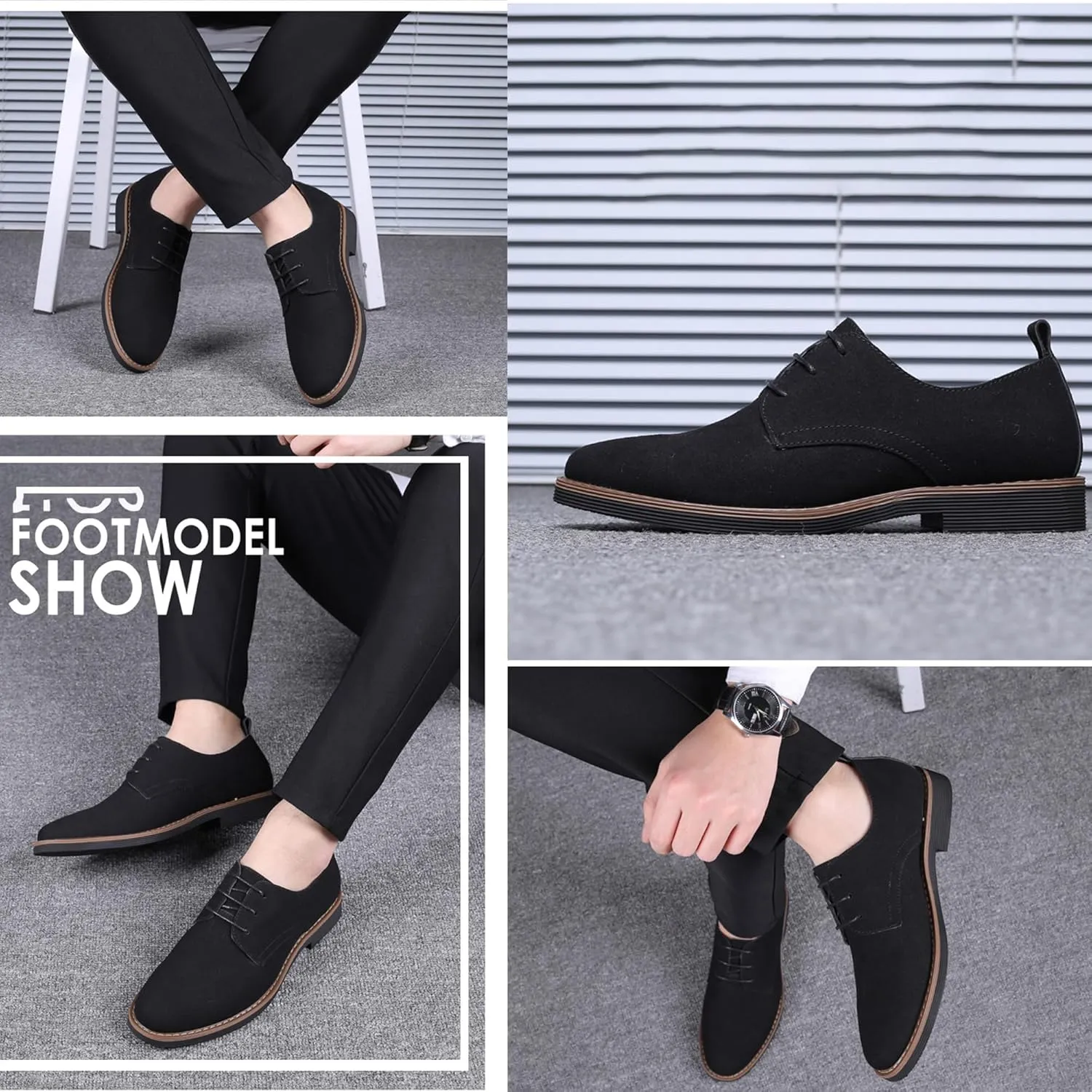 Men Oxford Shoes Fashion Business Casual Shoes Luxury Office Loafers Flats Sneakers for Male Driving Walking Dress Shoes