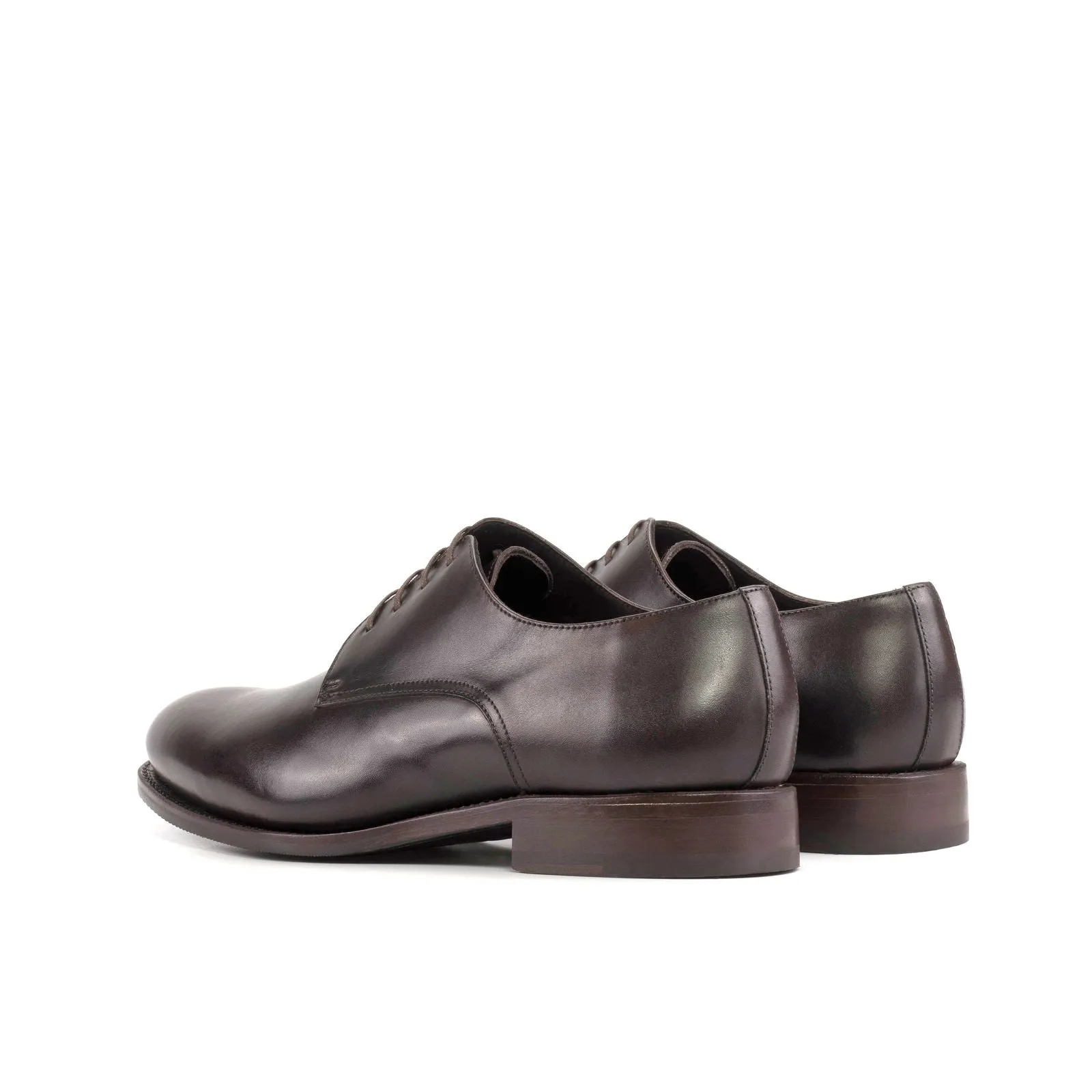 Men's Derby Leather Shoes Goodyear Welt Wide Plus Size 5689