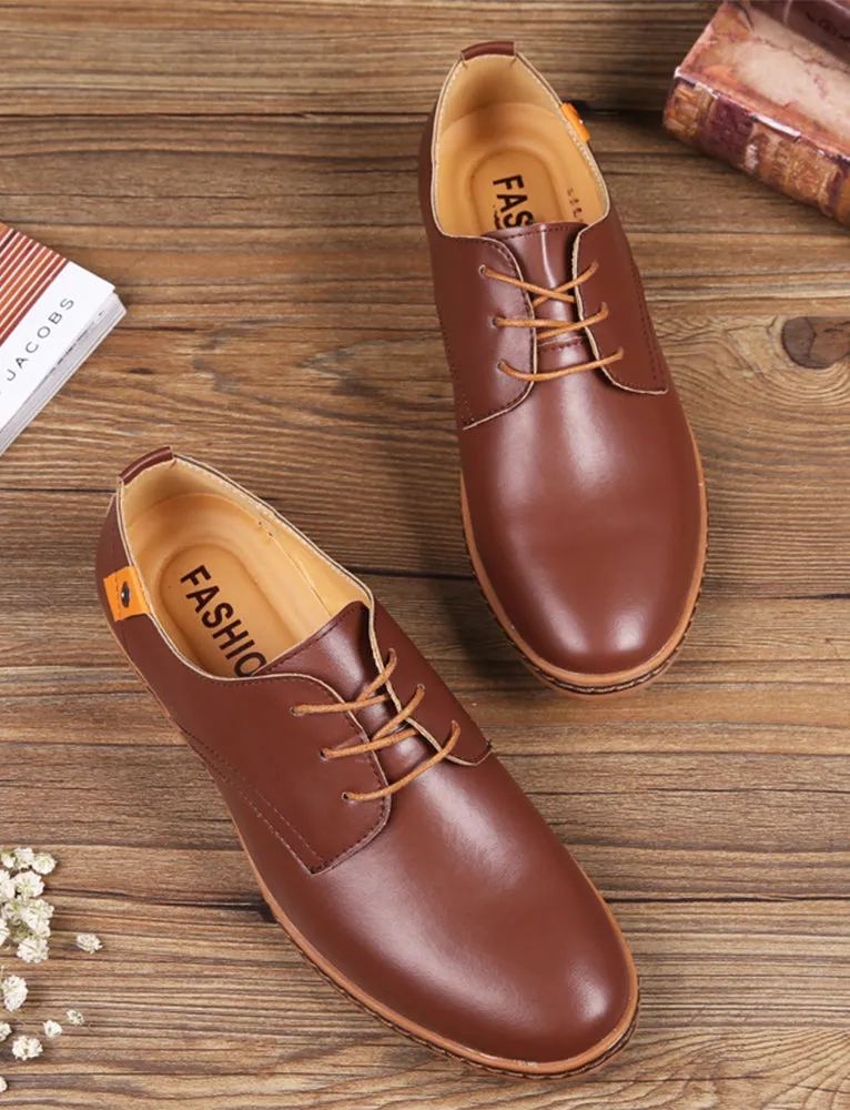 Men's Lightweight Plain Derby Shoes
