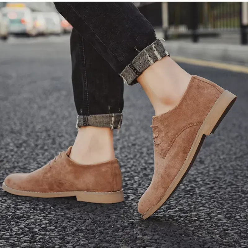 Men's Lightweight Suede Lace-up Shoes | Perfect for Everyday Wear