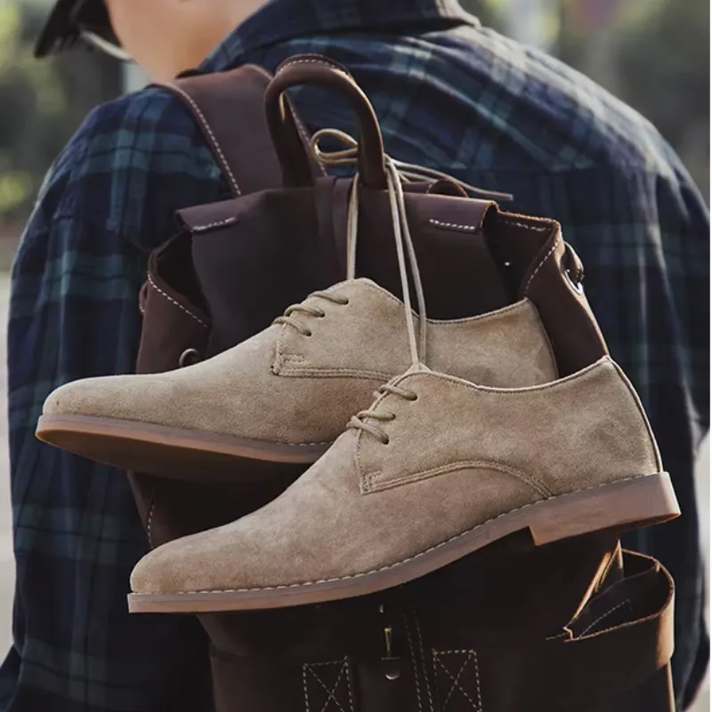 Men's Lightweight Suede Lace-up Shoes | Perfect for Everyday Wear