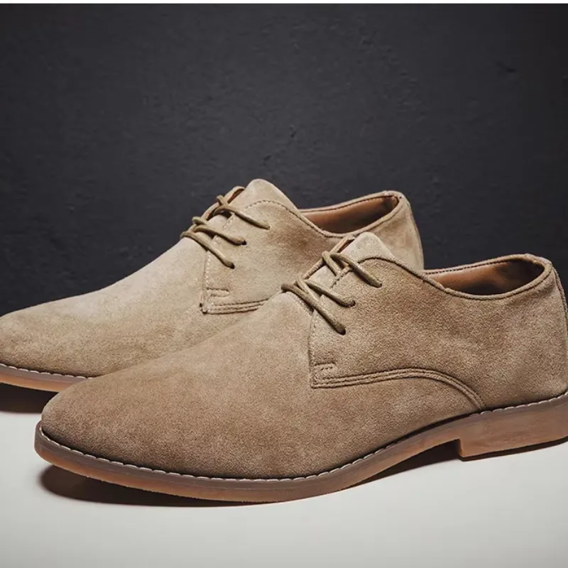 Men's Lightweight Suede Lace-up Shoes | Perfect for Everyday Wear