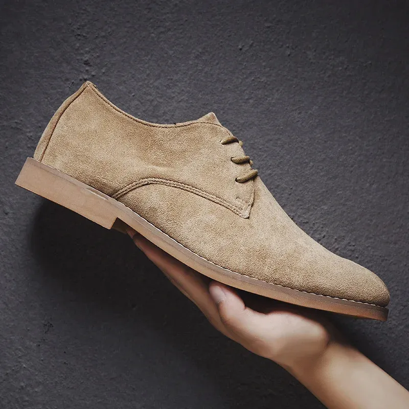Men's Lightweight Suede Lace-up Shoes | Perfect for Everyday Wear