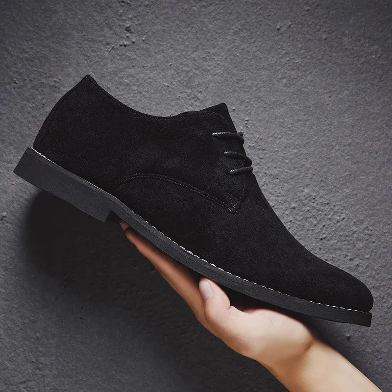 Men's Lightweight Suede Lace-up Shoes | Perfect for Everyday Wear