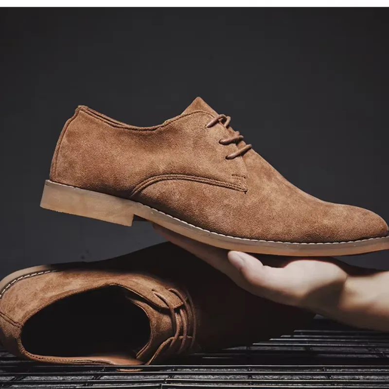 Men's Lightweight Suede Lace-up Shoes | Perfect for Everyday Wear