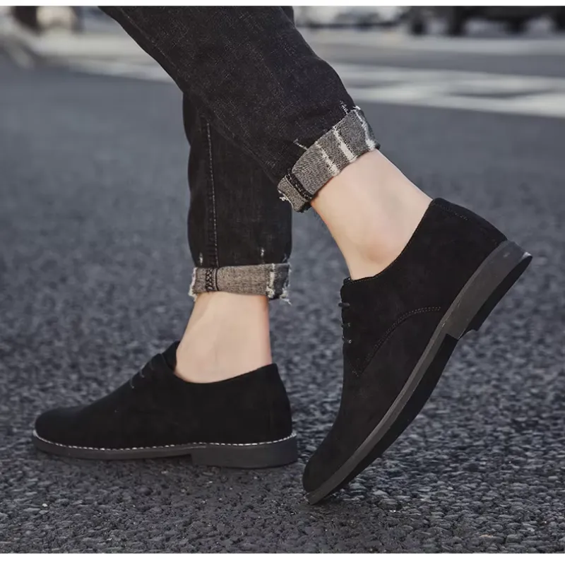 Men's Lightweight Suede Lace-up Shoes | Perfect for Everyday Wear