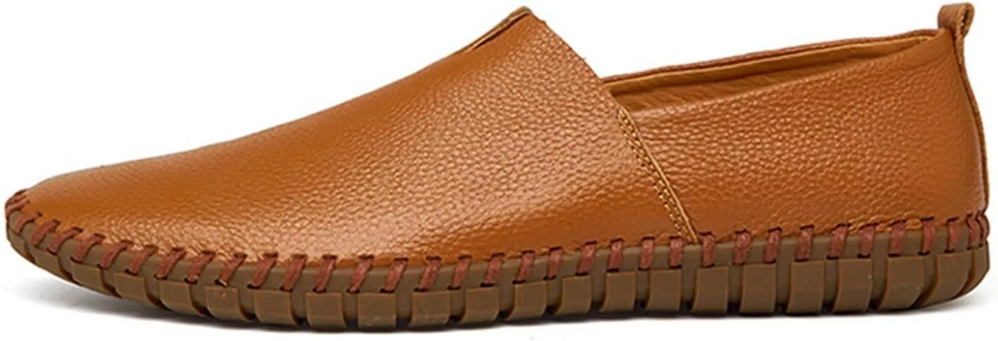 Mens Loafers & Slip-Ons Men's Slip On Loafers Fashion Breathable Flat Loafers Comfortable Slip Soft Sole Walking