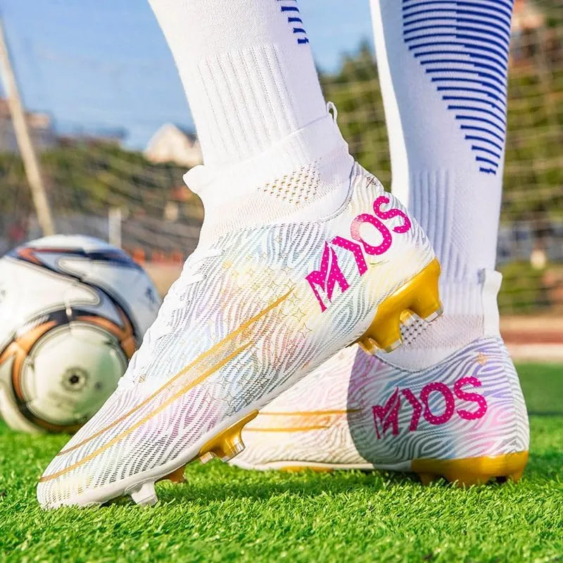 Men's Soccer Cleats Shoes Football Cleats Shoes Training Athletic Women Professional Sneaker Outdoor for AG/FG