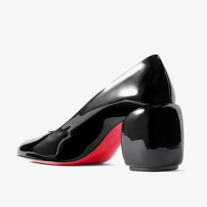 Refined Black Patent Leather Pumps