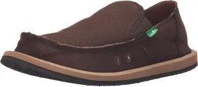 Sanuk Mens Hemp Loafers | Mens Shoes | Slip On Shoes for Men | Men's Slip-on Loafers | Comfort Footbed