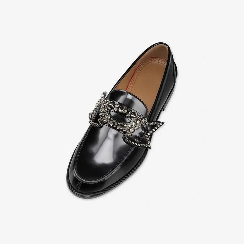Striking Studded Loafers