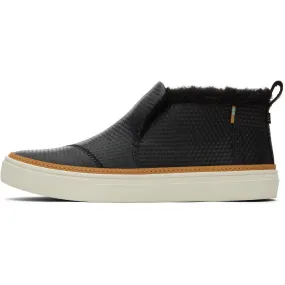 TOMS Paxton Black 90% Cow Leather 10% Synthetic  Female Ladies Ankle Boots