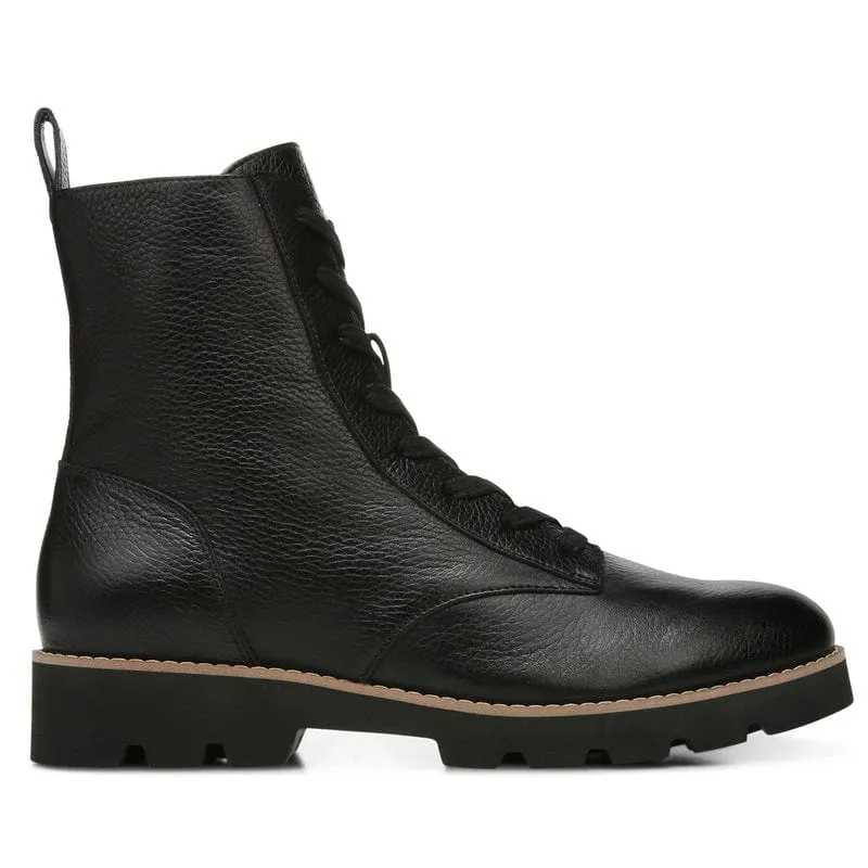 Vionic Women's Lani Combat Boots- Black