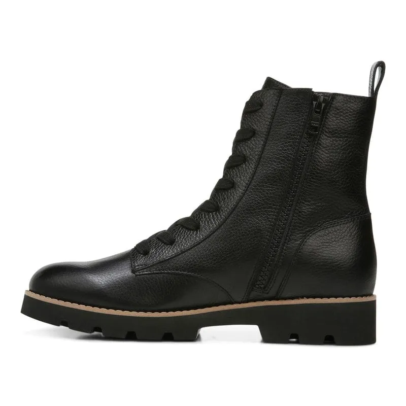 Vionic Women's Lani Combat Boots- Black