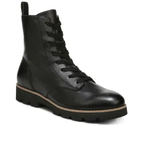 Vionic Women's Lani Combat Boots- Black