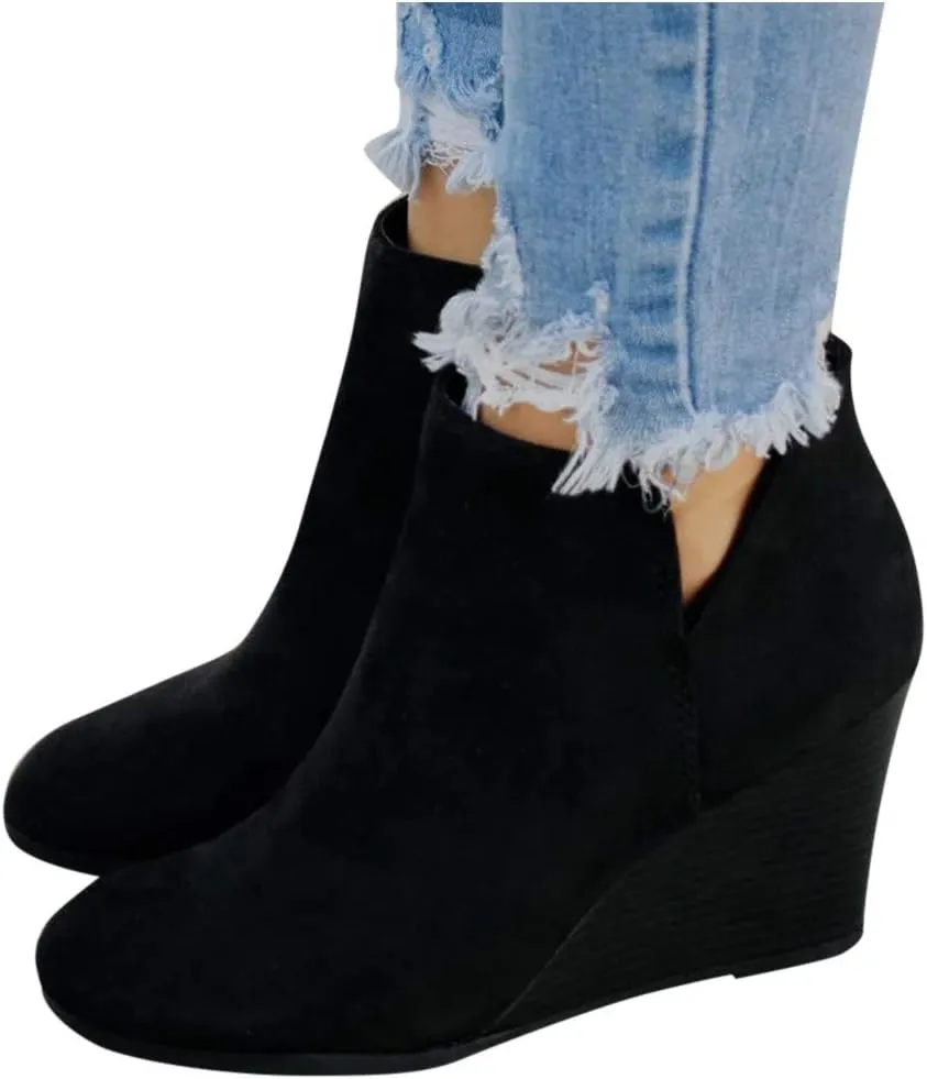 Womens Lace Up Ankle Boots Cowboy Boots for Women Wide Botas Vaqueras Winter Ankle Boots Black Lace Up Ankle Boots Women's Booties Size 10 Wide Width