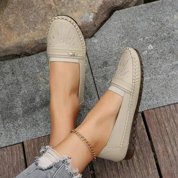 Women's Soft-Sole Comfortable Loafers 88474762C
